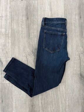 Banana Republic Dark Blue Cropped Ankle Jeans